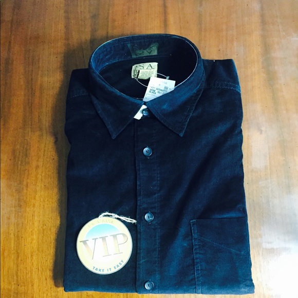 Jos. A. Bank Other - Jos. A Bank Black Corduroy  Shirt Men  L NWT